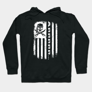 Distressed Pirate Flag Hoodie